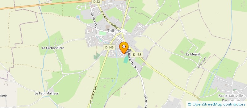 localisation de l'entreprise MONSIEUR JEAN MICHEL MARIE  THIBERVILLE