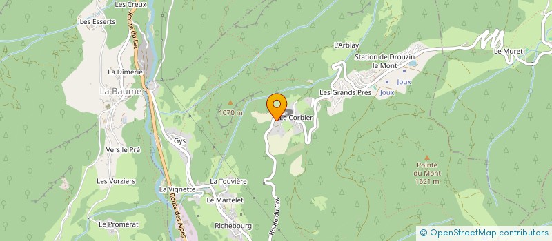 localisation de l'entreprise MONSIEUR JEAN-MICHEL MARIOT  SAINT JEAN D'AULPS