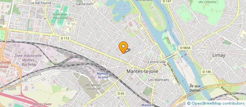 localisation de l'entreprise MONSIEUR JEAN MICHEL MARQUES  MANTES-LA-JOLIE