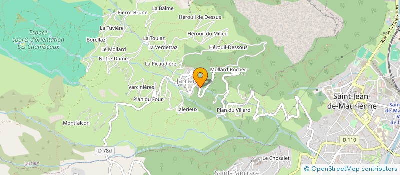 localisation de l'entreprise MONSIEUR JEAN-MICHEL MARTIN à ALBIEZ-MONTROND