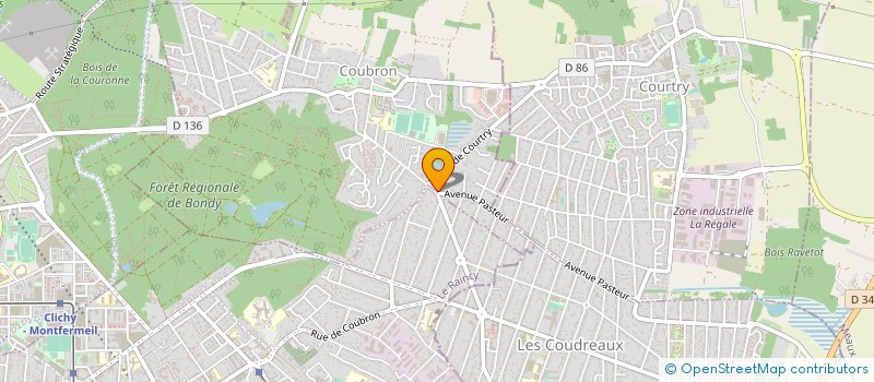 localisation de l'entreprise MONSIEUR JEAN MICHEL MARTIN  COUBRON