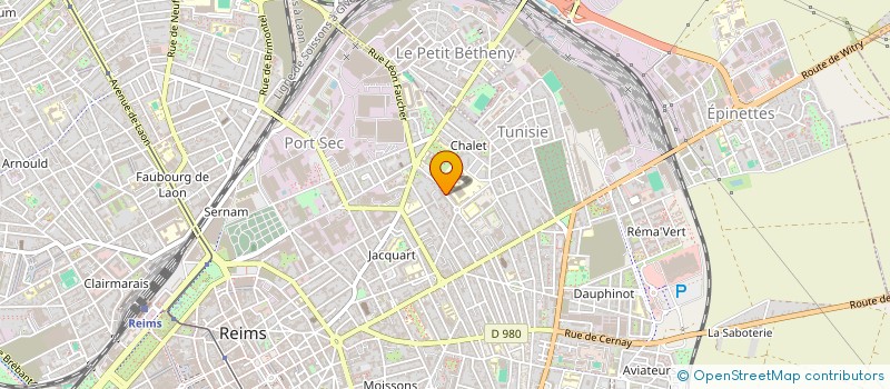 localisation de l'entreprise MONSIEUR JEAN-MICHEL MARTIN  REIMS