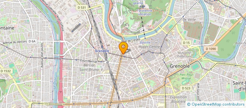 localisation de l'entreprise MONSIEUR JEAN-MICHEL MARTIN  GRENOBLE