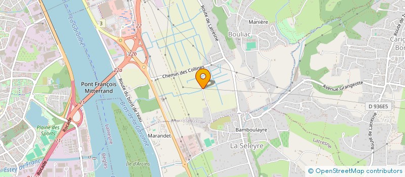 localisation de l'entreprise MONSIEUR JEAN-MICHEL MARTY  BOULIAC