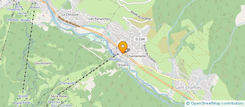 localisation de l'entreprise MONSIEUR JEAN-MICHEL MASSET  SAINT-CHAFFREY