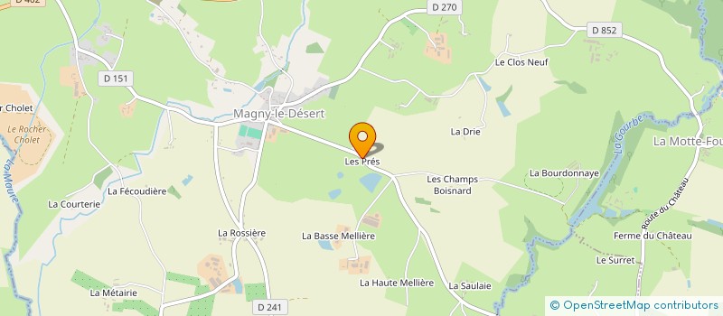 localisation de l'entreprise MONSIEUR JEAN-MICHEL MASSON à LES MONTS D'ANDAINE