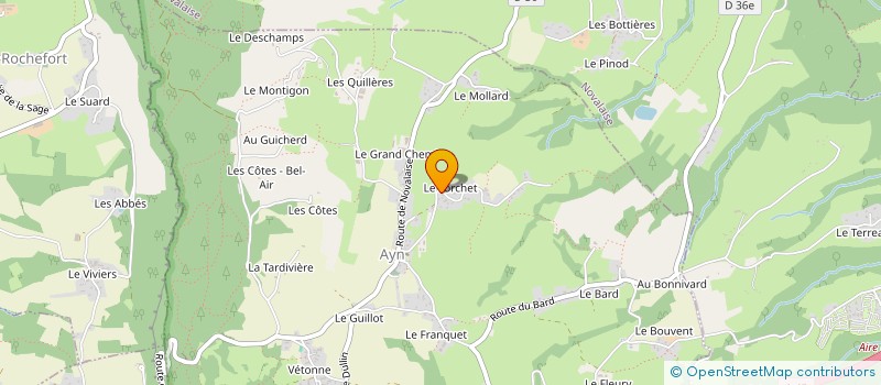 localisation de l'entreprise MONSIEUR JEAN-MICHEL MATHON à AYN