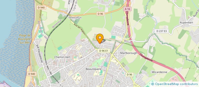 localisation de l'entreprise MONSIEUR JEAN-MICHEL MENARD  WIMILLE