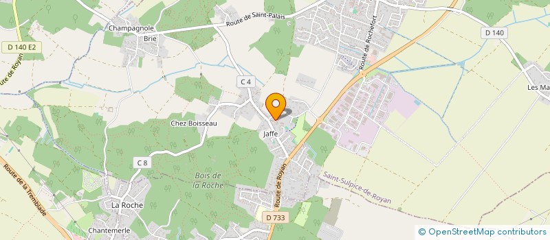 localisation de l'entreprise MONSIEUR JEAN-MICHEL MENARD  SAINT-SULPICE-DE-ROYAN