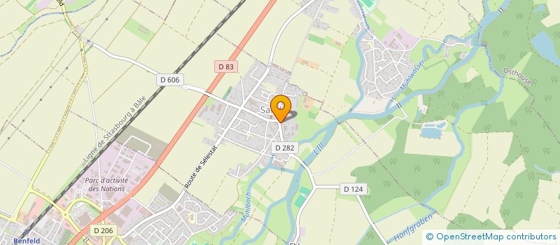localisation de l'entreprise MONSIEUR JEAN-MICHEL MEYER à HUTTENHEIM