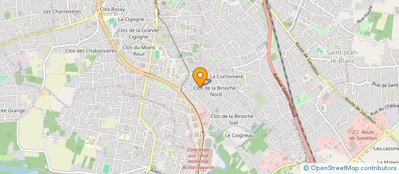 localisation de l'entreprise MONSIEUR JEAN-MICHEL MEYER  ORLEANS