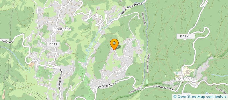 localisation de l'entreprise MONSIEUR JEAN-MICHEL MEYER  LABAROCHE