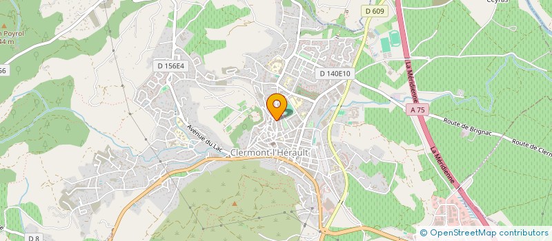 localisation de l'entreprise MONSIEUR JEAN MICHEL MIALHE  CLERMONT-L'HERAULT
