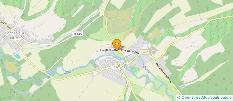 localisation de l'entreprise MONSIEUR JEAN-MICHEL MILLOT  ESSOYES