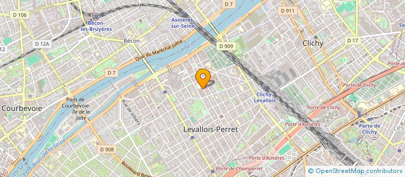 localisation de l'entreprise MONSIEUR JEAN-MICHEL MILON à LEVALLOIS-PERRET
