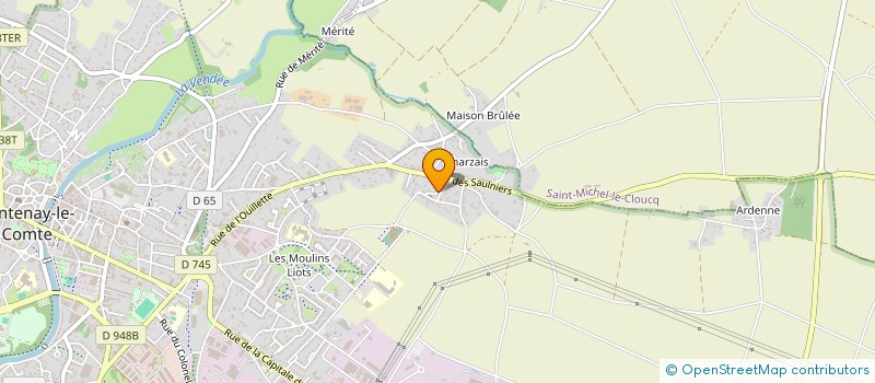 localisation de l'entreprise MONSIEUR JEAN-MICHEL MOINDRON  FONTENAY-LE-COMTE