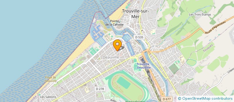 localisation de l'entreprise MONSIEUR JEAN-MICHEL MOISAN  DEAUVILLE