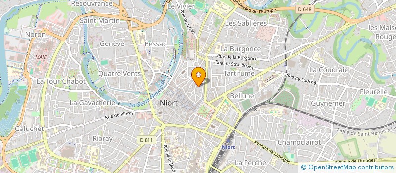 localisation de l'entreprise MONSIEUR JEAN-MICHEL MONIN à NIORT