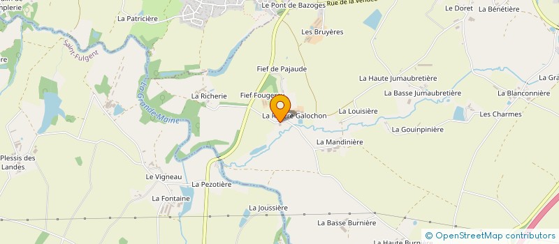 localisation de l'entreprise MONSIEUR JEAN-MICHEL MONNEREAU  BEAUREPAIRE