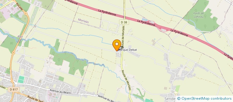 localisation de l'entreprise MONSIEUR JEAN-MICHEL MONTEIRO à SENDETS