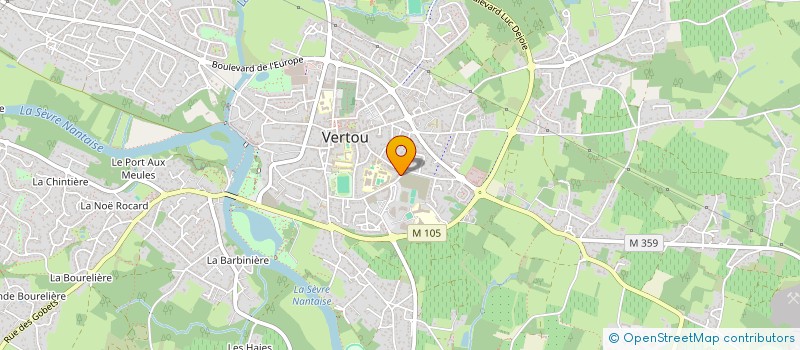 localisation de l'entreprise MONSIEUR JEAN-MICHEL MORANDEAU  VERTOU