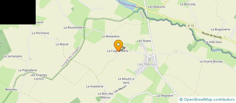 localisation de l'entreprise MONSIEUR JEAN-MICHEL MOREAU à LES MENUS