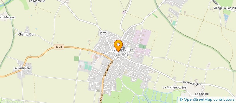 localisation de l'entreprise MONSIEUR JEAN-MICHEL MOREAU  LONGEVILLE-SUR-MER