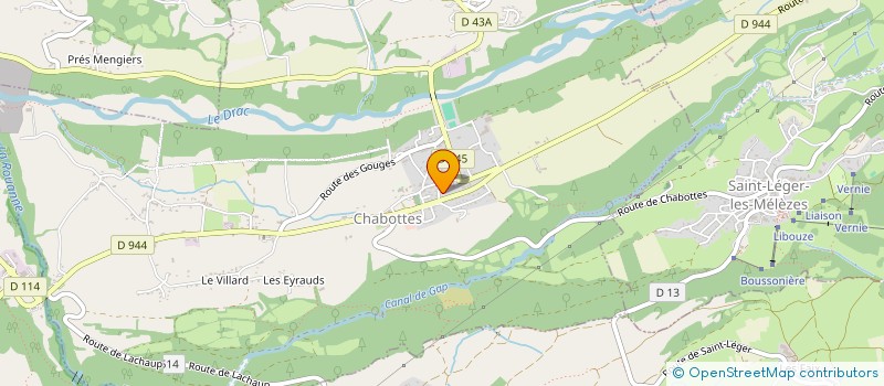 localisation de l'entreprise MONSIEUR JEAN-MICHEL MORENO  CHABOTTES