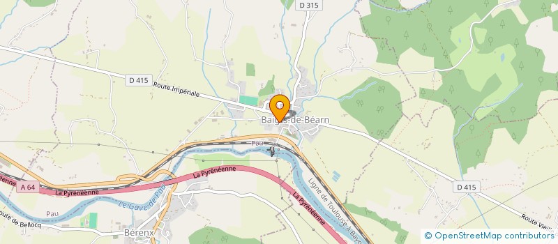 localisation de l'entreprise MONSIEUR JEAN MICHEL MORLOT  BAIGTS-DE-BEARN