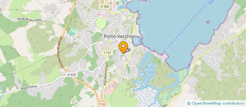 localisation de l'entreprise MONSIEUR JEAN-MICHEL MOSCONI  PORTO-VECCHIO