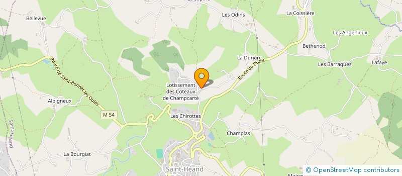 localisation de l'entreprise MONSIEUR JEAN MICHEL MOULARD  SAINT-HEAND