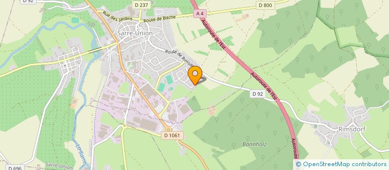 localisation de l'entreprise MONSIEUR JEAN-MICHEL MULLER  SILTZHEIM