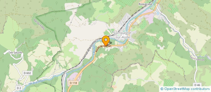 localisation de l'entreprise MONSIEUR JEAN-MICHEL MUR  CAMPAGNE-SUR-AUDE