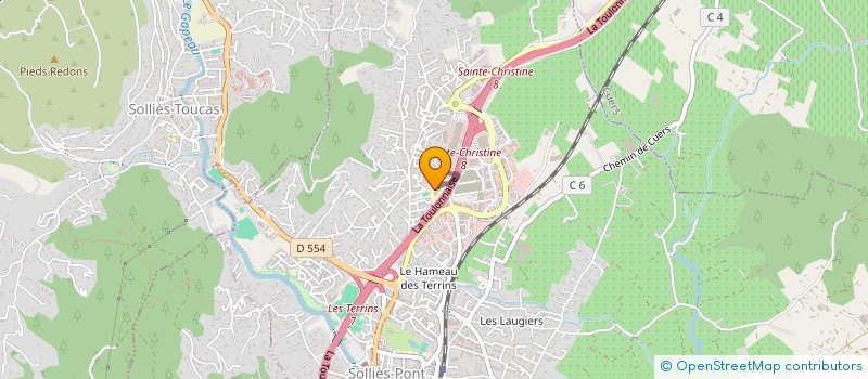 localisation de l'entreprise MONSIEUR JEAN-MICHEL NAAL  SOLLIES-PONT