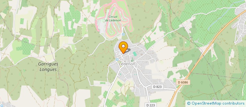 localisation de l'entreprise MONSIEUR JEAN-MICHEL NALLAMOUTOU  LEDENON