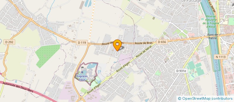 localisation de l'entreprise MONSIEUR JEAN MICHEL NDJOMO NGATCHOUC  ROQUEFORT