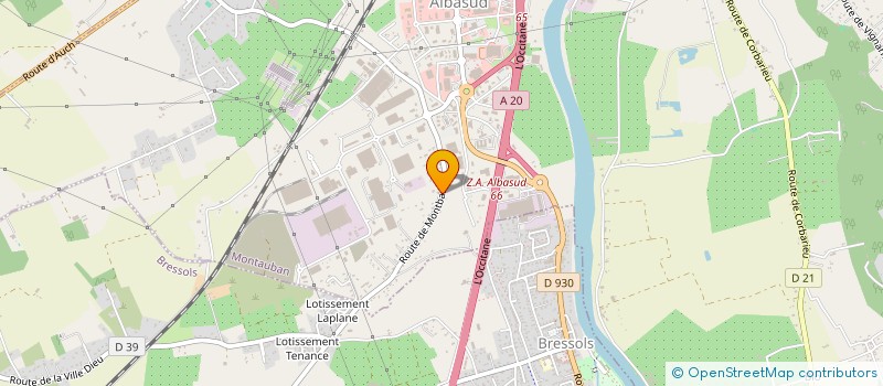 localisation de l'entreprise MONSIEUR JEAN-MICHEL NEGRE  MONTAUBAN