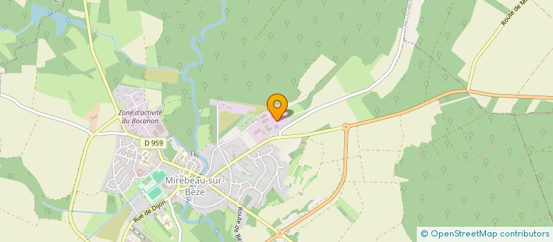 localisation de l'entreprise MONSIEUR JEAN MICHEL ORMANCEY  MIREBEAU-SUR-BEZE
