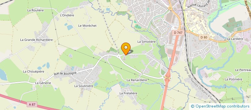 localisation de l'entreprise MONSIEUR JEAN-MICHEL ORSONNEAU à AUBIGNY-LES CLOUZEAUX