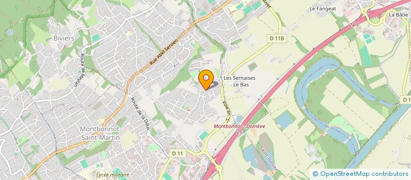 localisation de l'entreprise MONSIEUR JEAN MICHEL PACE  MONTBONNOT-SAINT-MARTIN