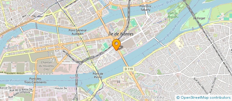 localisation de l'entreprise MONSIEUR JEAN-MICHEL PAJOT à NANTES