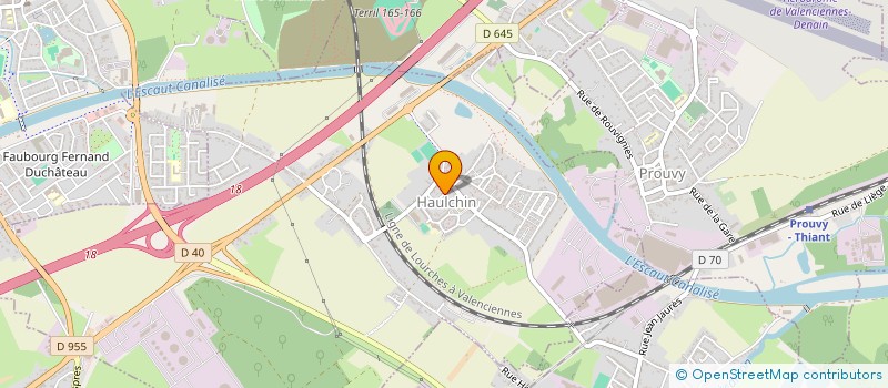 localisation de l'entreprise MONSIEUR JEAN MICHEL PARENT  HAULCHIN