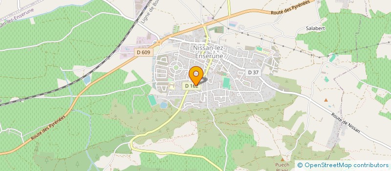 localisation de l'entreprise MONSIEUR JEAN MICHEL PASCAL  NISSAN-LEZ-ENSERUNE