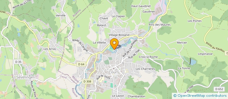 localisation de l'entreprise MONSIEUR JEAN MICHEL PATOUX à COURS