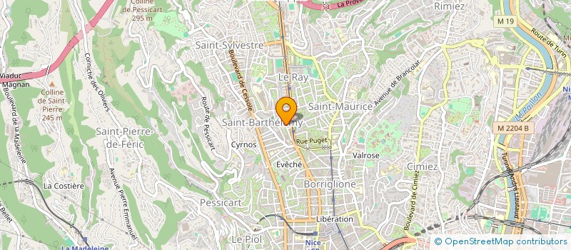 localisation de l'entreprise MONSIEUR JEAN-MICHEL PATRICE  NICE