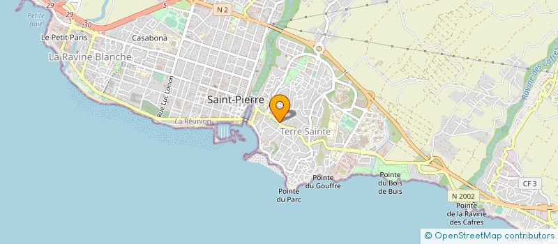 localisation de l'entreprise MONSIEUR JEAN-MICHEL PAYET à SAINT-PIERRE