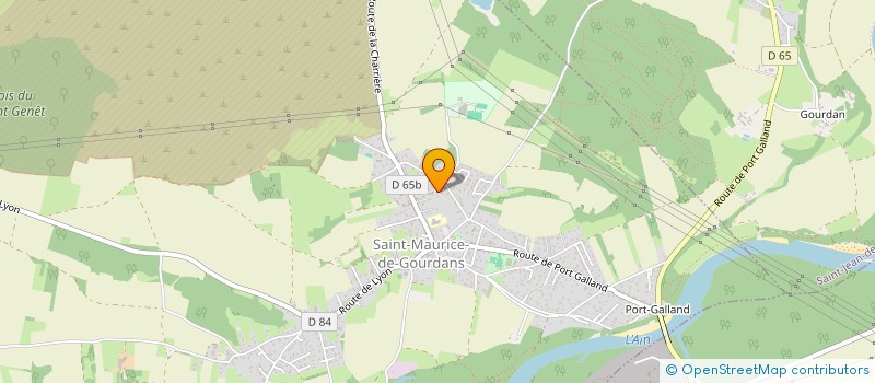 localisation de l'entreprise MONSIEUR JEAN-MICHEL PAYRAUD  SAINT-MAURICE-DE-GOURDANS