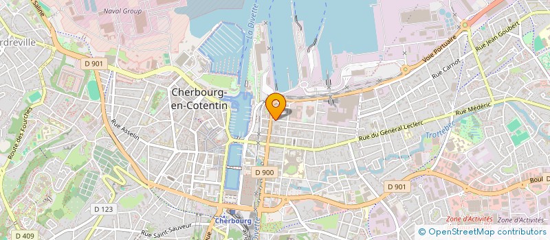 localisation de l'entreprise MONSIEUR JEAN-MICHEL PEINTRE  CHERBOURG-EN-COTENTIN