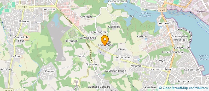 localisation de l'entreprise MONSIEUR JEAN-MICHEL PENHOUET  PLOEMEUR