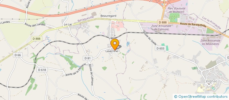 localisation de l'entreprise MONSIEUR JEAN MICHEL PEREIRA  MANHAC